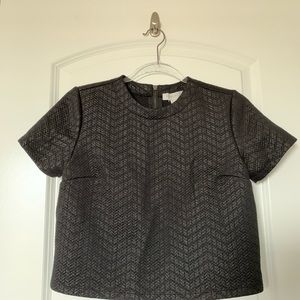 Forever 21 black crop top